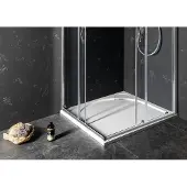 Gelco Larca vierkante douchebak 90x90cm wit