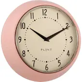 Plint Retro Wandklok Roze|Maat: