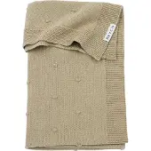 Meyco Baby Mini Knots ledikant deken - sand - 100x150cm - 1.0 TOG