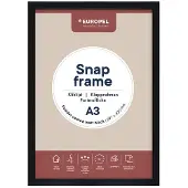 Europel Kliklijst - Posterlijst - A3 - 29,7 x 42 cm - 25mm frame - Mat zwart