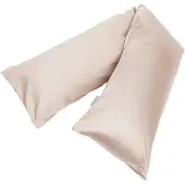 Yumeko Kussensloop Katoensatijn 35x160 Roze - Eco, Bio & Fairtrade
