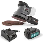 Powerplus POWEBESS3 Excentrische schuurmachine - 18V+BATT. 3.0AH+Lader