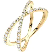 Elli Ring goud / transparant