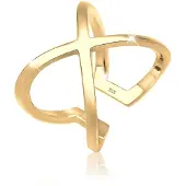 Elli Ring 'Kreuz' goud