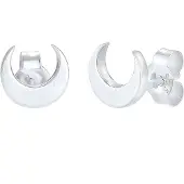 Elli Oorbellen 'Halbmond' zilver