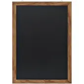 Europel wandkrijtbord met lijst 60 x 84 cm naturel