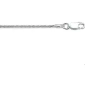 Trendjuwelier huiscollectie 1008123 Zilveren Ketting Slang Rond 1,6 mm