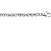 Trendjuwelier huiscollectie 6502464 Collier Staal Jasseron 4,0 mm