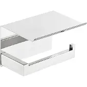 Guido Gusto Wc-rolhouder chroom met planchet