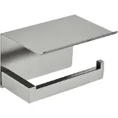 Guido Gusto Wc-rolhouder gun metal met planchet