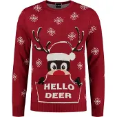 Coppens - Kersttrui Rudolph Hello Deer | Maat M