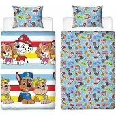 Paw Patrol dekbedovertrek - eenpersoons - PAW dekbed dubbelzijdig!