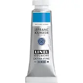Lefranc & Bourgeois Linel Gouache Extra Fine Azure Blue Hue Imitation 195 14ml