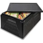 HorecaTraders Thermobox Polypropyleen | Zwart