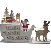 Konstsmide 3263-210 LED-silhouet Adventskalender Warmwit LED Wit Timer
