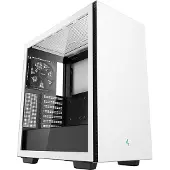 DeepCool PC Behuizing Middentoren zonder voeding - CH510 (Wit) - E-ATX/ATX/Micro ATX - 1x120mm - USB 3.0/HD Audio - Gehard glas