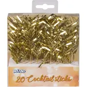 Boland Set 20 Cocktailprikkers | goud (goud)