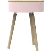 LUND Bijzettafel London Skittle Jumbo Pink 44 x 44 x 60 cm