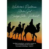 MajesticAlly Kerstkaart 'Wonderbare Raadsman' ' 12 stuks met envelop
