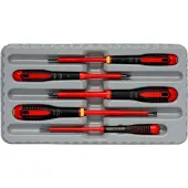 Bahco Insulated Ergo Phillips And Slotted With Tri-component Handle 5 Piece Schroevendraaierset