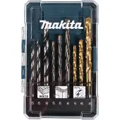 Makita 9-delige borenset (steen/hout/metaal)