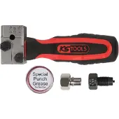 Ks Tools 122.1215 FLAREFIXeco 4,75 mm universele remleidingbeurzenset, 4-delig