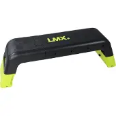 Lifemaxx LMX Verstelbare Fitness Step - Aerobic Stepper - Zwart/Geel