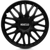 Sparco Wieldoppen Roma - 15-inch - Zwart - Set van 4 stuks