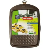 Pyrex Asimetria bakplaat - 39 x 27 cm - bruin