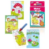 Waterkleurboek Water Magic Animals - Kleurboek