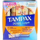 Tampax Tampons Compak Pearl Super Plus 18stuks
