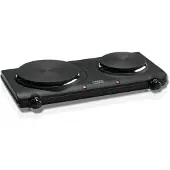 Haeger Elektrische kookplaat Double Disc, zwart, 2 kookplaten, 2250W