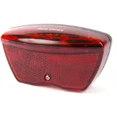Ikzi Light Ikzilight Achterlicht met 5 LED's en reflector - Batterijgevoed - 80mm - Zichtbaar tot 800m
