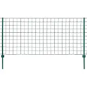 vidaXL Euro hek 20x1,2 m staal groen