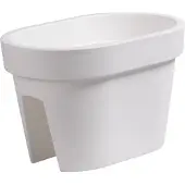 Prosperplast Bloembak Balkonbak Lofly Railing 27x40x25cm WIT