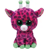 Ty Beanie Giraffe Gilbert 24cm Roze roze Pluche Knuffel