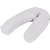 vidaXL Zwangerschapskussen J-vormig 54x(36-43) cm grijs