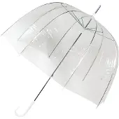 Impliva Koepelparaplu - 75cm diameter - Transparant
