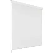 vidaXL Rolgordijn voor douche 80x240 cm wit online kopen