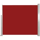 vidaXL Windscherm uittrekbaar 120x300 cm rood