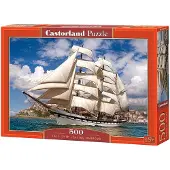 Castorland Tall Ship Leaving Harbour Puzzel (500 stukjes)