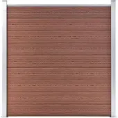 vidaXL Schutting 180x186 cm HKC bruin