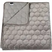 Unique living Bedsprei Peggy - Lichtgrijs 170 x 220 cm