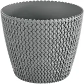 Prosperplast Bloempot - lichtgrijs - buiten - D35 x H29 cm - Plantenpotten