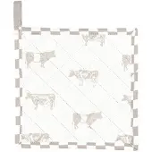 Clayre & Eef Natuurlijke Pannenlap 20*20 cm LWC45N