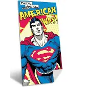 SimbaShop Superman Strandlaken American Way - 70 x 140 cm - Katoen