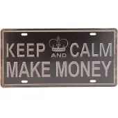 Clayre & Eef Tekstbord 30*15 cm 6Y3152