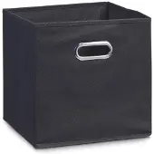 Zeller - Storage Box, black, non-woven