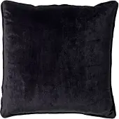 Dutch decor - FINN - Kussenhoes velvet 45x45 cm - Raven - zwart