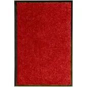 vidaXL Deurmat wasbaar 40x60 cm rood
